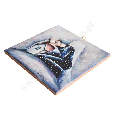 ŚNIJ - obrazek na ceramice 15 x 15 cm - 30824