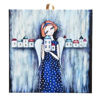 GDZIEŚ NA ZIEMI - obrazek na ceramice 10 x 10 cm - 30823
