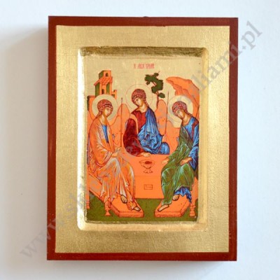 TRÓJCA ŚWIĘTA - RUBLOWA - ikona 14 x 18 cm - 83196