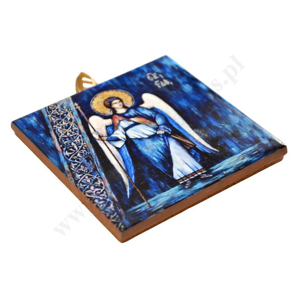 ANIOŁ - obrazek na ceramice 10 x 10 cm - 30839