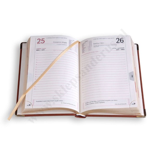 TERMINARZ 2026 - BORDO - FORMAT B6 - 81755