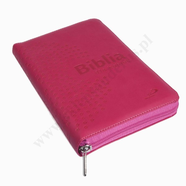 BIBLIA DLA KOBIET - zamek, złocone brzegi kartek, paginatory