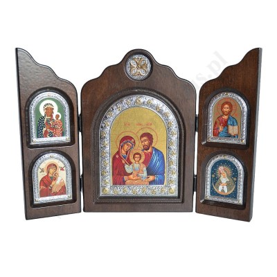 ŚWIĘTA RODZINA - drewniany tryptyk - 87711