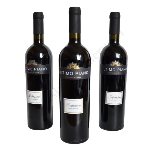 ULTIMO PIANO PRIMITIVO - wino czerwone półwytrawne