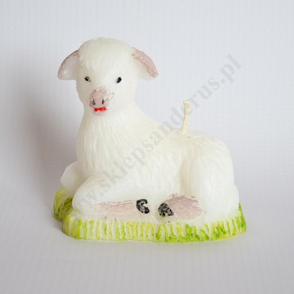 ŚWIECA BARANEK - wys.9 cm - 72366