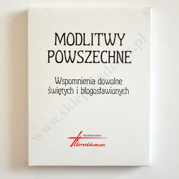 WSPOMNIENIA DOWOLNE - DO MODLITW POWSZECHNYCH - 1073