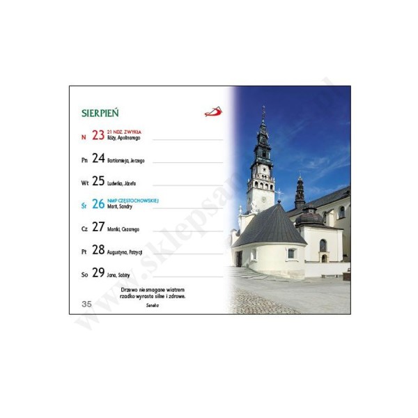 CZAS TO MIŁOŚĆ - KALENDARZ NA BIURKO 2026