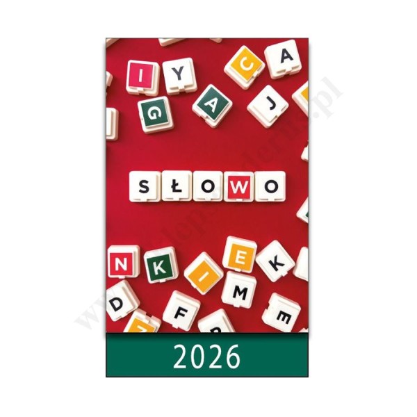 SŁOWO - KALENDARZ NA BIURKO 2026