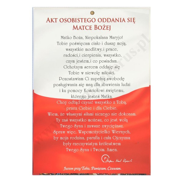 MATKA BOŻA CZĘSTOCHOWSKA - obrazek 14.5 x 21 cm - 47480