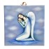 ANIOŁ I DZIECKO - obrazek na ceramice 15 x 15 cm - 56951