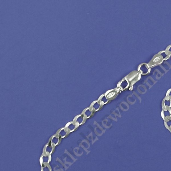 ŁANCUSZEK - długość 50 cm, szerokość 3.7  mm - 0162