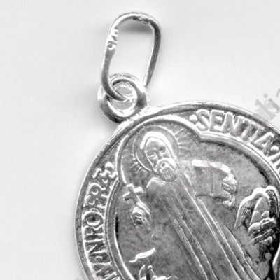 MEDALIK ŚW.BENEDYKTA - wys.1.7 cm