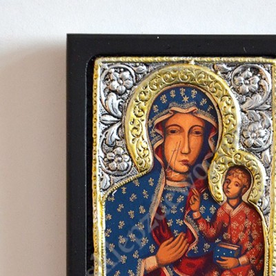 MATKA BOŻA CZĘSTOCHOWSKA - ikonka 6.2 x 7.6 cm - 83484