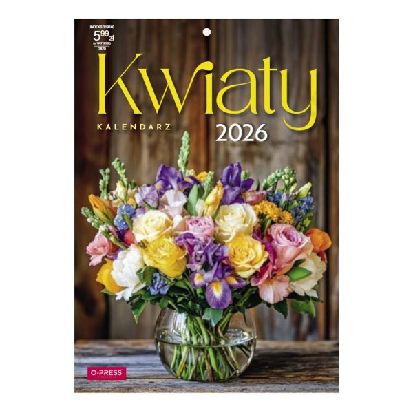 KWIATY - KALENDARZ 2026