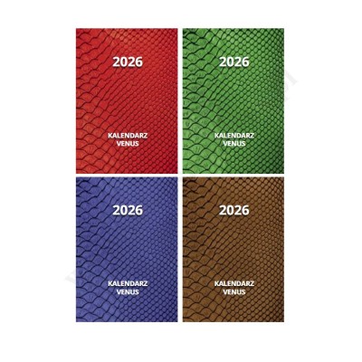 KALENDARZYK KIESZONKOWY - mix wzorów - 2026
