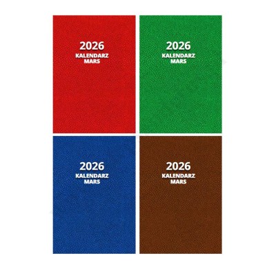 KALENDARZYK KIESZONKOWY - mix wzorów - 2026