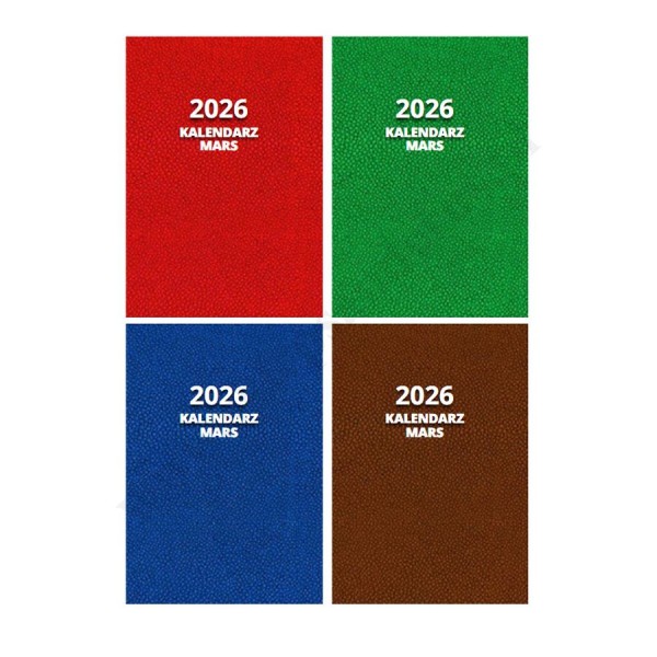 KALENDARZYK KIESZONKOWY - mix wzorów - 2026