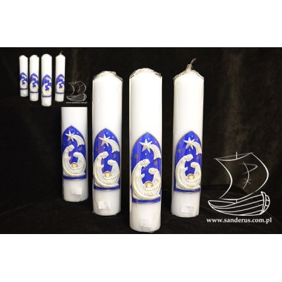 ŚWIECA BOŻE NARODZENIE - wys.30cm - 65886