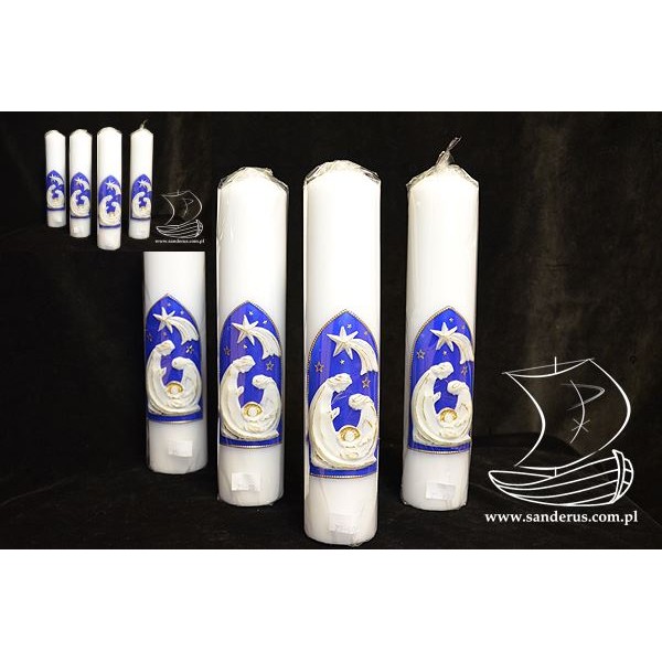 ŚWIECA BOŻE NARODZENIE - wys.30cm - 65886