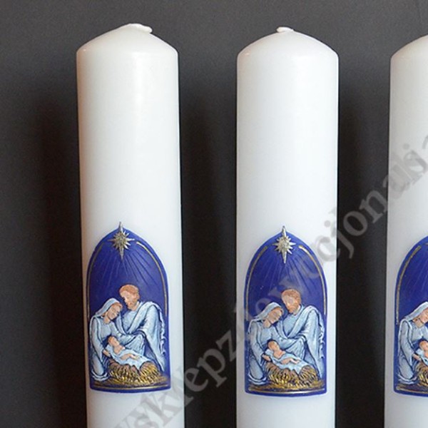 ŚWIECA BOŻE NARODZENIE - wys.30cm - 73249