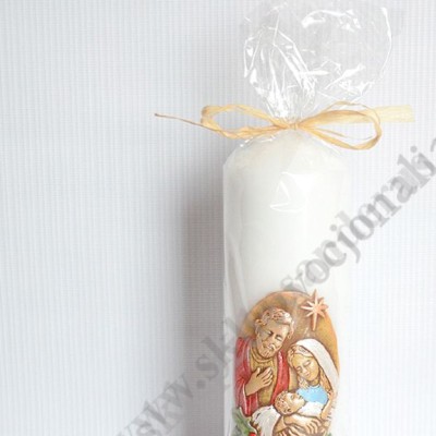 ŚWIECA ŚWIĘTA RODZINA - wys.20 cm - 87598