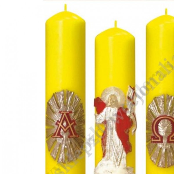 KOMPLET ŚWIEC - WIELKANOC - wys. 30 cm - 74058