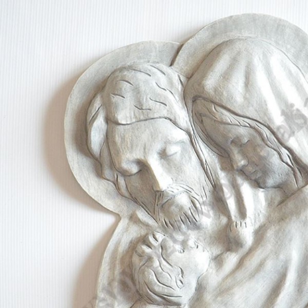 ŚWIĘTA RODZINA - płaskorzeźba 28.5 x 41 cm - 82685