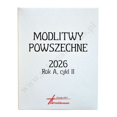 MODLITWY POWSZECHNE NA ROK LITURGICZNY A (2025/2026) - WKŁAD BEZ SEGREGATORA