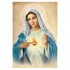 PLAKAT - SERCE MATKI BOŻEJ - format 33,5 x 49 cm - 0452