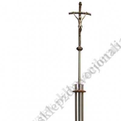 KRZYŻ PROCESYJNY Z PODSTAWĄ - wysokość 210 cm - 2985