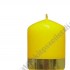 ŚWIECA KOLĘDOWA - ŻÓŁTA - wys.5 cm - 78605