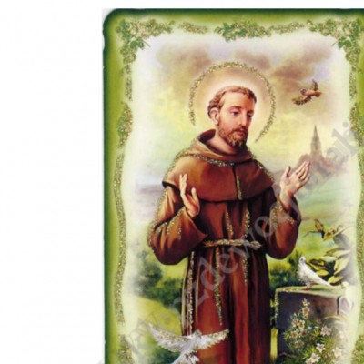 OBRAZKI ŚW.FRANCISZKA Z ASYŻU - paczka 100 szt. - 3205