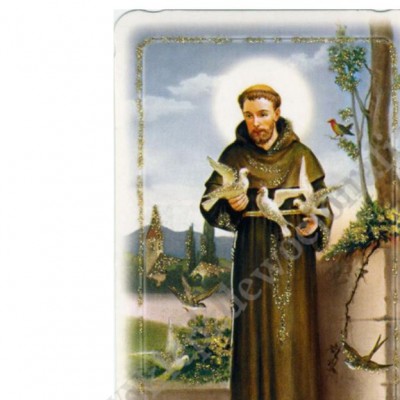 OBRAZKI ŚW.FRANCISZKA Z ASYŻU - paczka 100 szt.