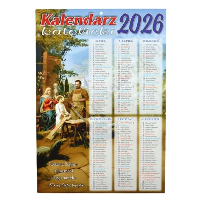 KALENDARZ DWUSTRONNY NA ROK 2026 - 74477