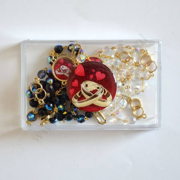 RÓŻAŃCE ŚLUBNE - komplet - 87543 RÓŻAŃCE ŚLUBNE - komplet - 87543