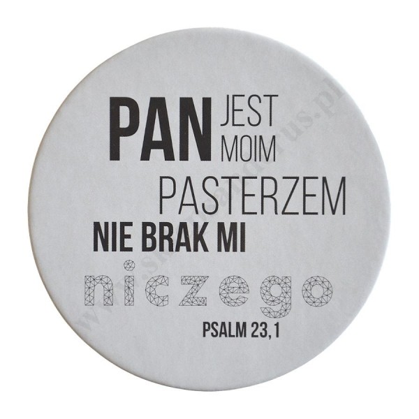 PAN JEST MOIM PASTERZEM - podstawka korkowa - 32581 PAN JEST MOIM PASTERZEM - podstawka korkowa - 32581