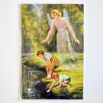 ANIOŁ STRÓŻ - PUZZLE 13 X 20 CM - 40 ELEMENTÓW - 89704