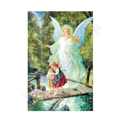 ANIOŁ STRÓŻ - PUZZLE 13 x 20 cm - 40 ELEMENTÓW - 71868