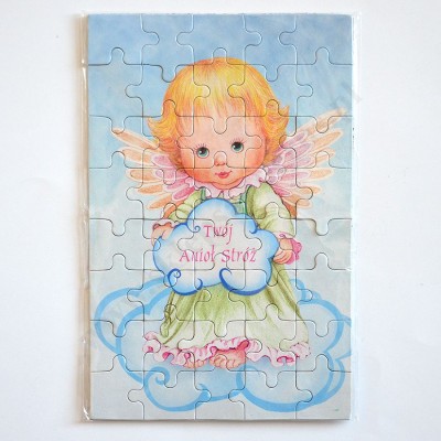 ANIOŁ STRÓŻ - PUZZLE 13 x 20 cm - 40 ELEMENTÓW - 79471