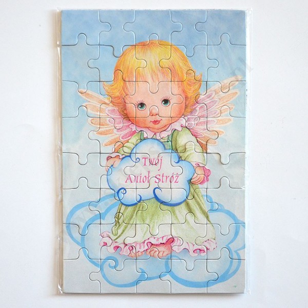 ANIOŁ STRÓŻ - PUZZLE 13 x 20 cm - 40 ELEMENTÓW - 79471