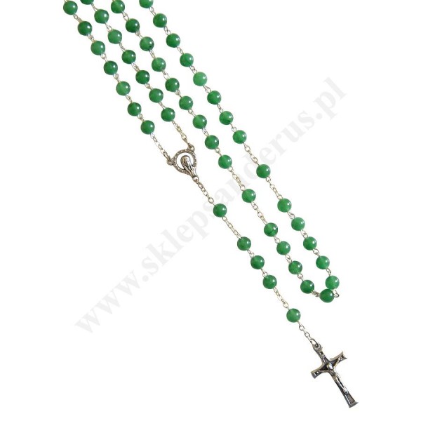 RÓŻANIEC JADEIT ZIELONY - 4972 RÓŻANIEC JADEIT ZIELONY - 4972