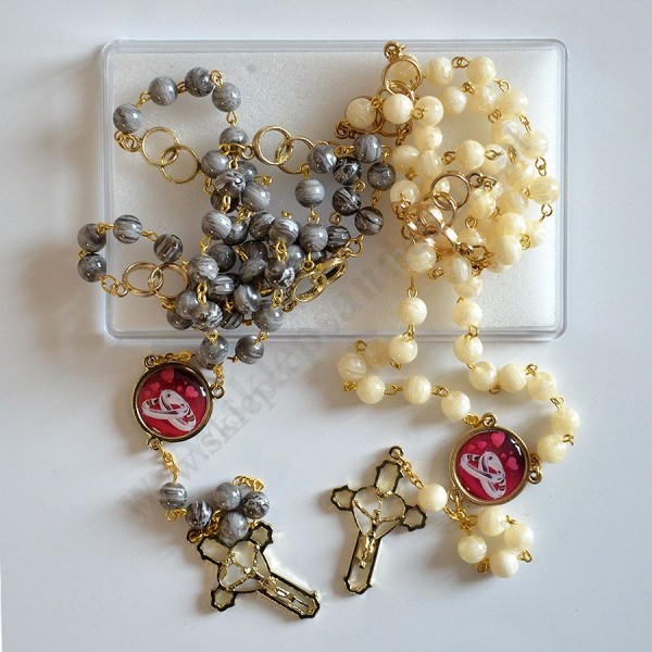 RÓŻAŃCE ŚLUBNE - komplet - 89434