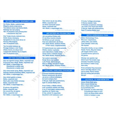 PIEŚNI NA NABOŻEŃSTWO RÓŻAŃCOWE - folder - 89478