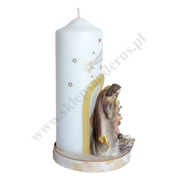 ŚWIECA NA BOŻE NARODZENIE - wys. 19 cm - 83057