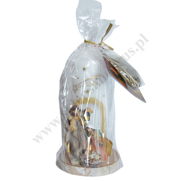 ŚWIECA NA BOŻE NARODZENIE - wys. 19 cm - 83057