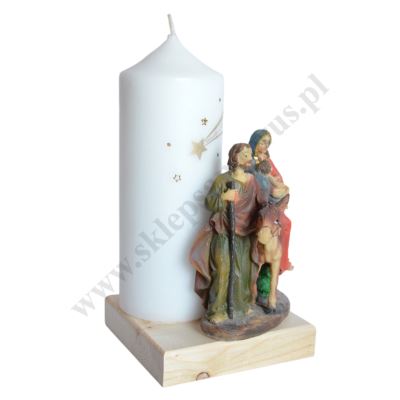 ŚWIECA NA BOŻE NARODZENIE - wys. 25 cm - 87237