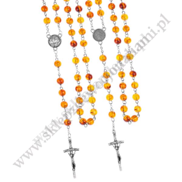 RÓŻANIEC IMITACJA BURSZTYNU - 62726 RÓŻANIEC IMITACJA BURSZTYNU - 62726