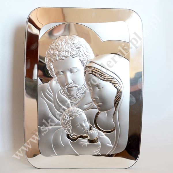 ŚWIĘTA RODZINA - OBRAZEK SREBRNY - 6404/5 ŚWIĘTA RODZINA - OBRAZEK SREBRNY - 6404/5