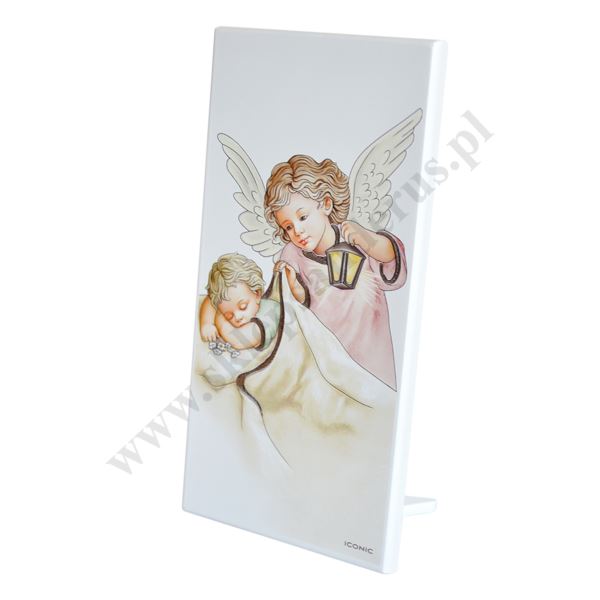 ANIOŁ STRÓŻ - obrazek 9 x 18 cm - IC105/2R