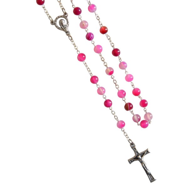 RÓŻANIEC AGAT FUKSJOWY - 6892 RÓŻANIEC AGAT FUKSJOWY - 6892